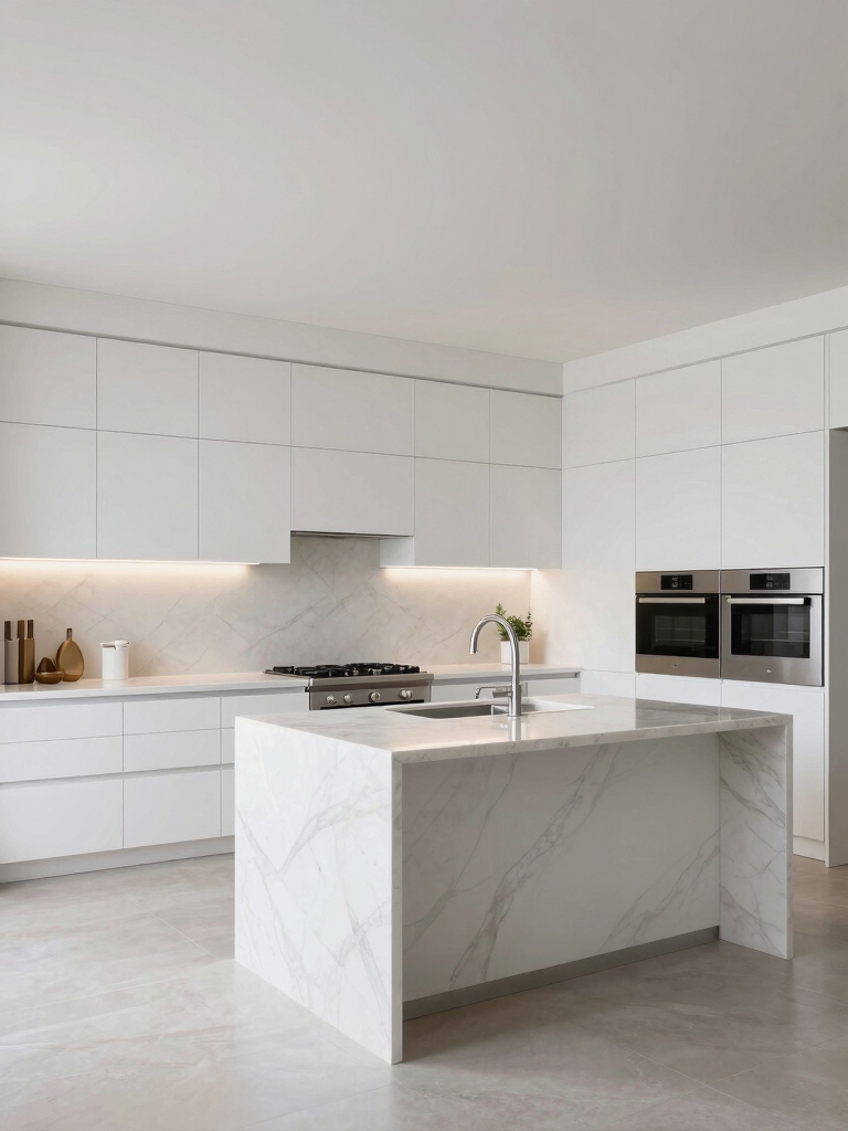 timeless luxury white kitchens