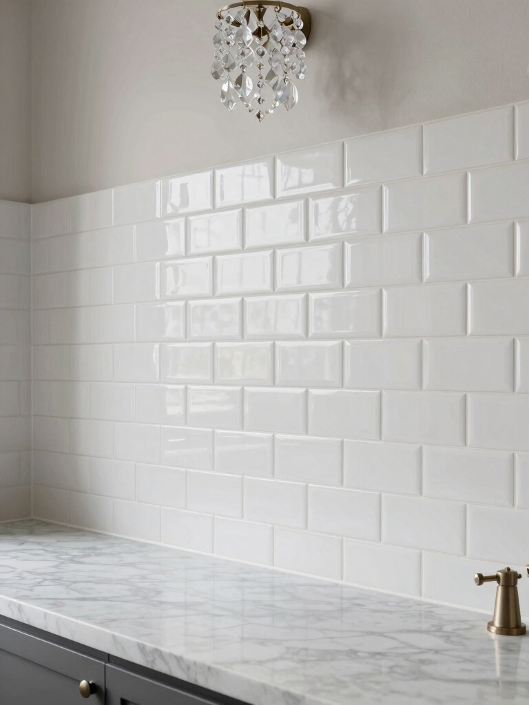 timeless white subway tile
