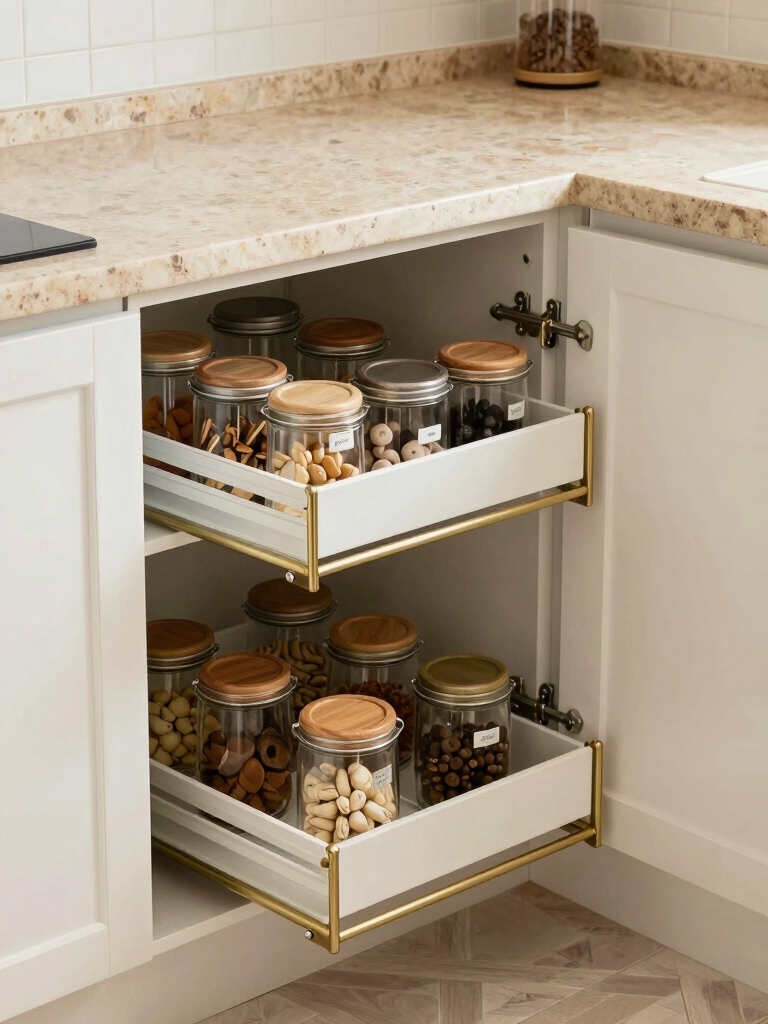 unlock hidden kitchen storage