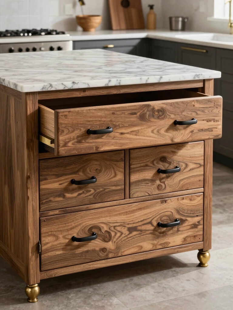 upcycling kitchen island tips