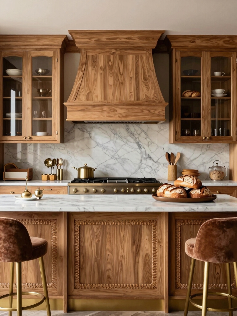 warm charming kitchen details