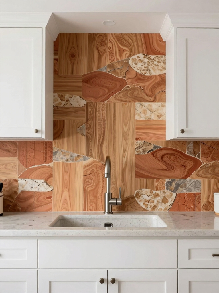 warm inviting kitchen textures