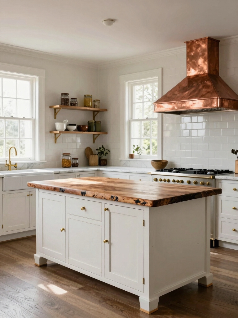 warm practical countertop options