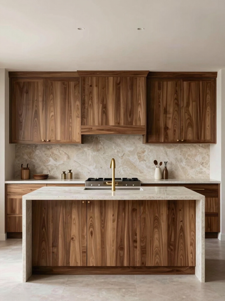 warm walnut minimalist luxury
