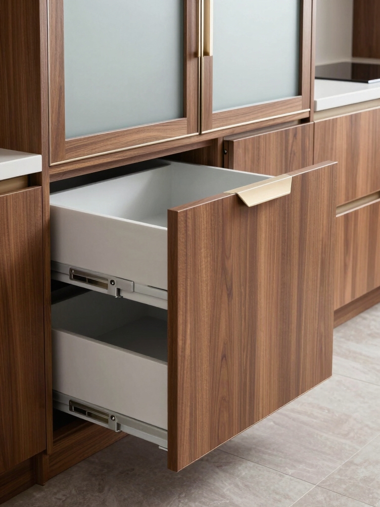 whisper quiet soft close drawers